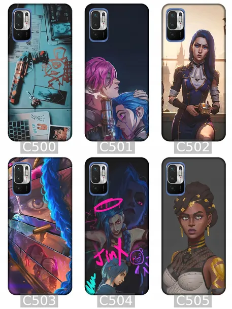 etui-na-xiaomi-redmi-note-10-wzory-arcane-kolor-wielokolorowy