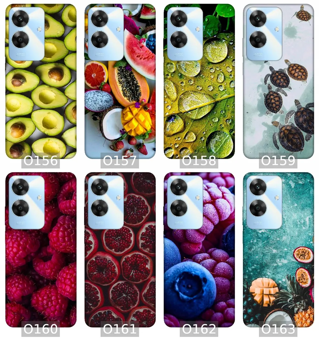 etui-na-realme-note-60-wzory-owoce