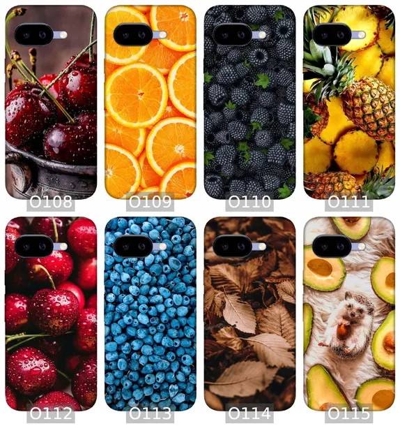 etui-na-google-pixel-9a-wzory-owoce-typ-plecki