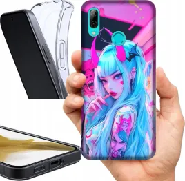 etui-na-huawei-p-smart-2019-wzory-neon-girl-anime