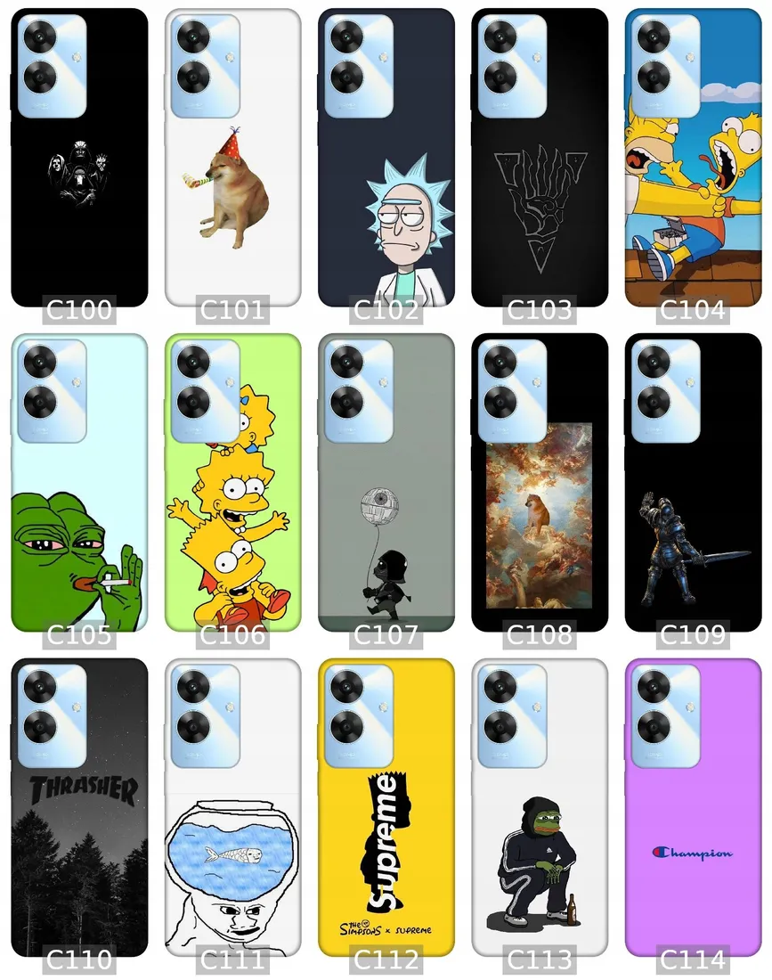etui-na-realme-note-60-wzory-memy