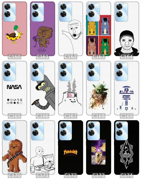 etui-na-realme-note-60-wzory-memy-stan-opakowania-oryginalne