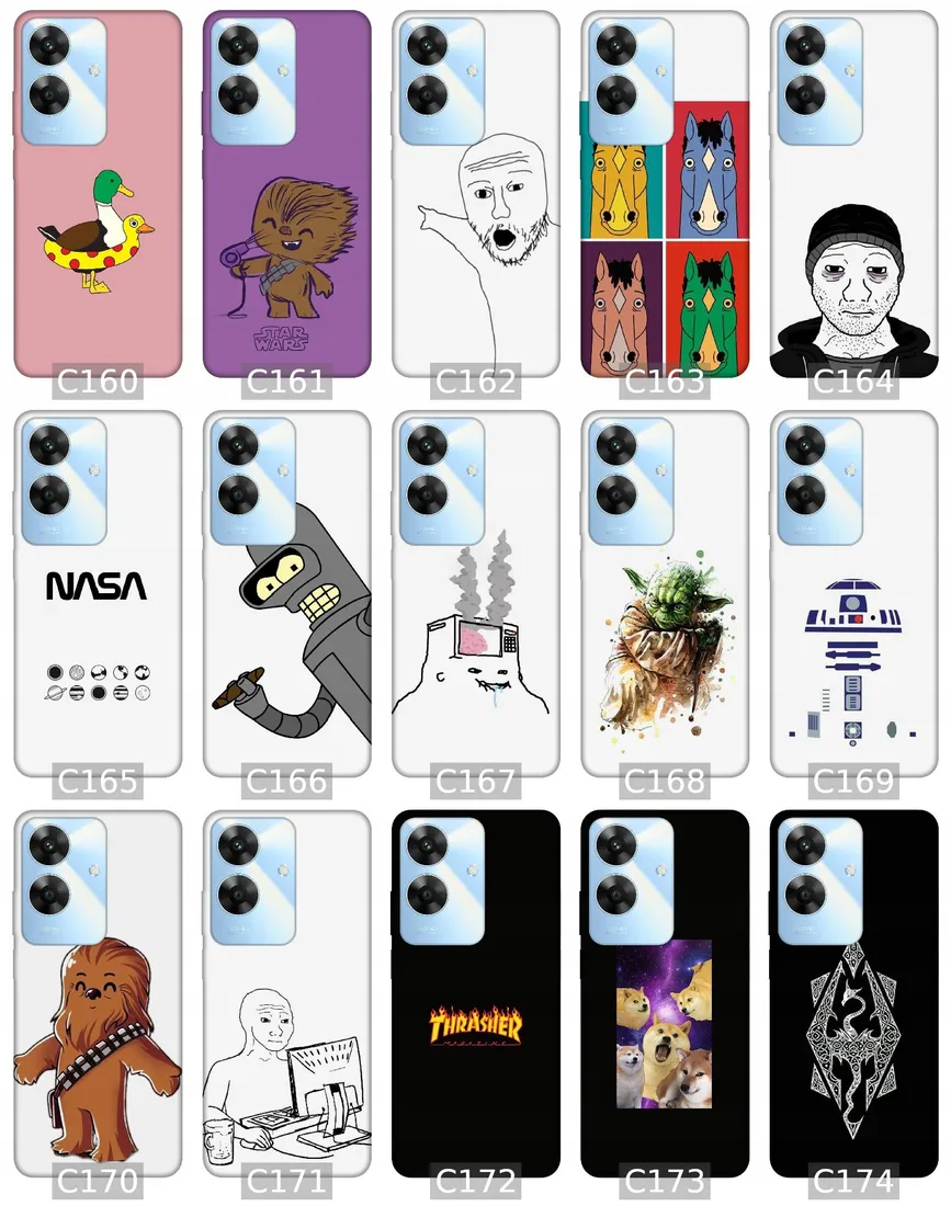 etui-na-realme-note-60-wzory-memy