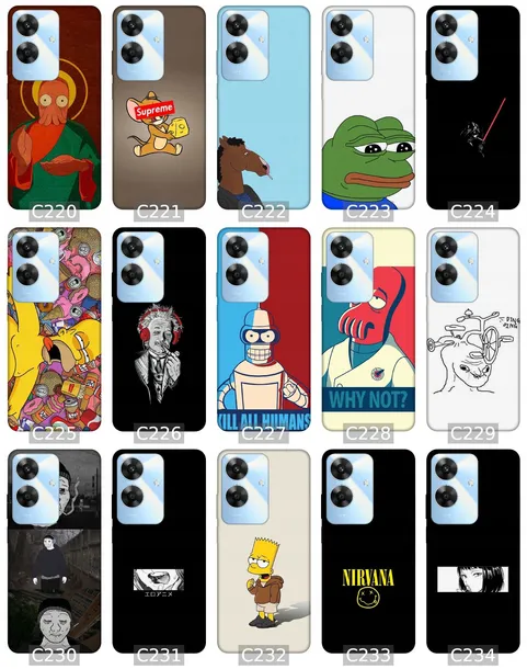 etui-na-realme-note-60-wzory-memy-motyw-przewodni-inny