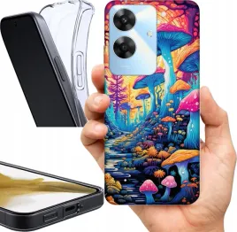 etui-na-realme-note-60-wzory-grzyby