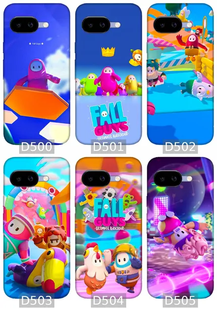 etui-na-google-pixel-9a-wzory-fall-guys-kolor-wielokolorowy