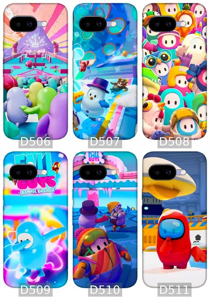 etui-na-google-pixel-9a-wzory-fall-guys-typ-plecki