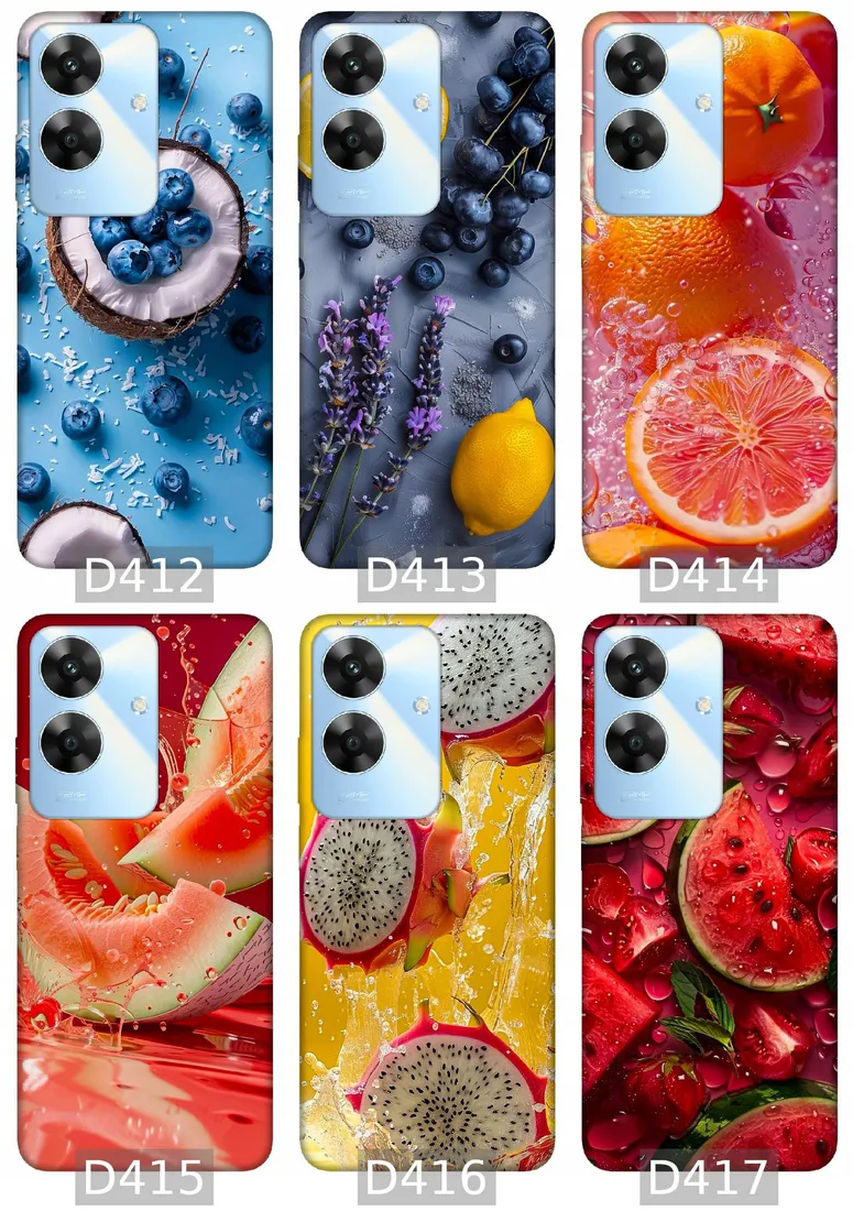 etui-na-realme-note-60-wzory-owoce