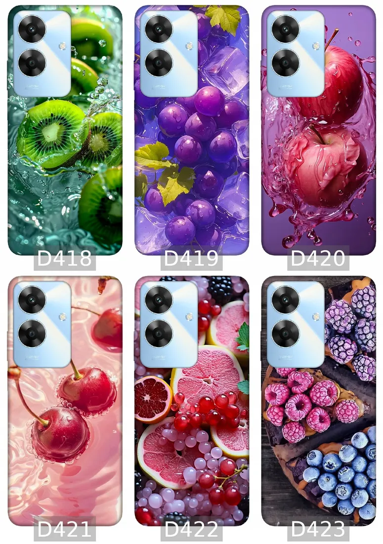 etui-na-realme-note-60-wzory-owoce