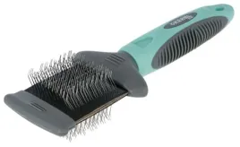 szczotka-dwustronna-z-delikatnymi-metalowymi-zabkami-dla-psow-19-x-7-cm-k