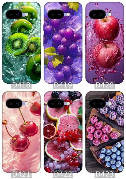 etui-na-google-pixel-9a-wzory-owoce-funkcje-pochlanianie-wstrzasow