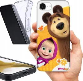 etui-na-apple-iphone-16e-wzory-masza-i-niedzwiedz