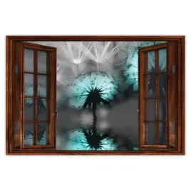 naklejki-60x40-turkusowe-dmuchawce-woda