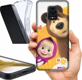 etui-na-xiaomi-redmi-note-9-pro-wzory-masza-i-niedzwiedz