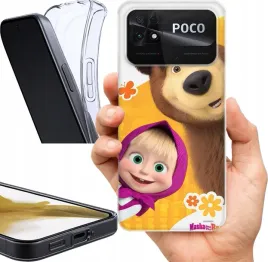 etui-na-xiaomi-poco-c40-wzory-masza-i-niedzwiedz
