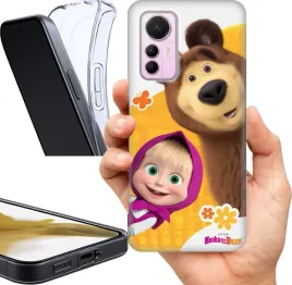 etui-na-xiaomi-12-lite-wzory-masza-i-niedzwiedz
