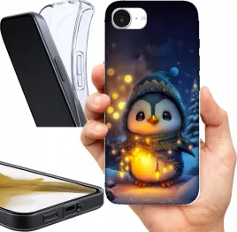 etui-na-apple-iphone-16e-wzory-zimowe-zwierzeta