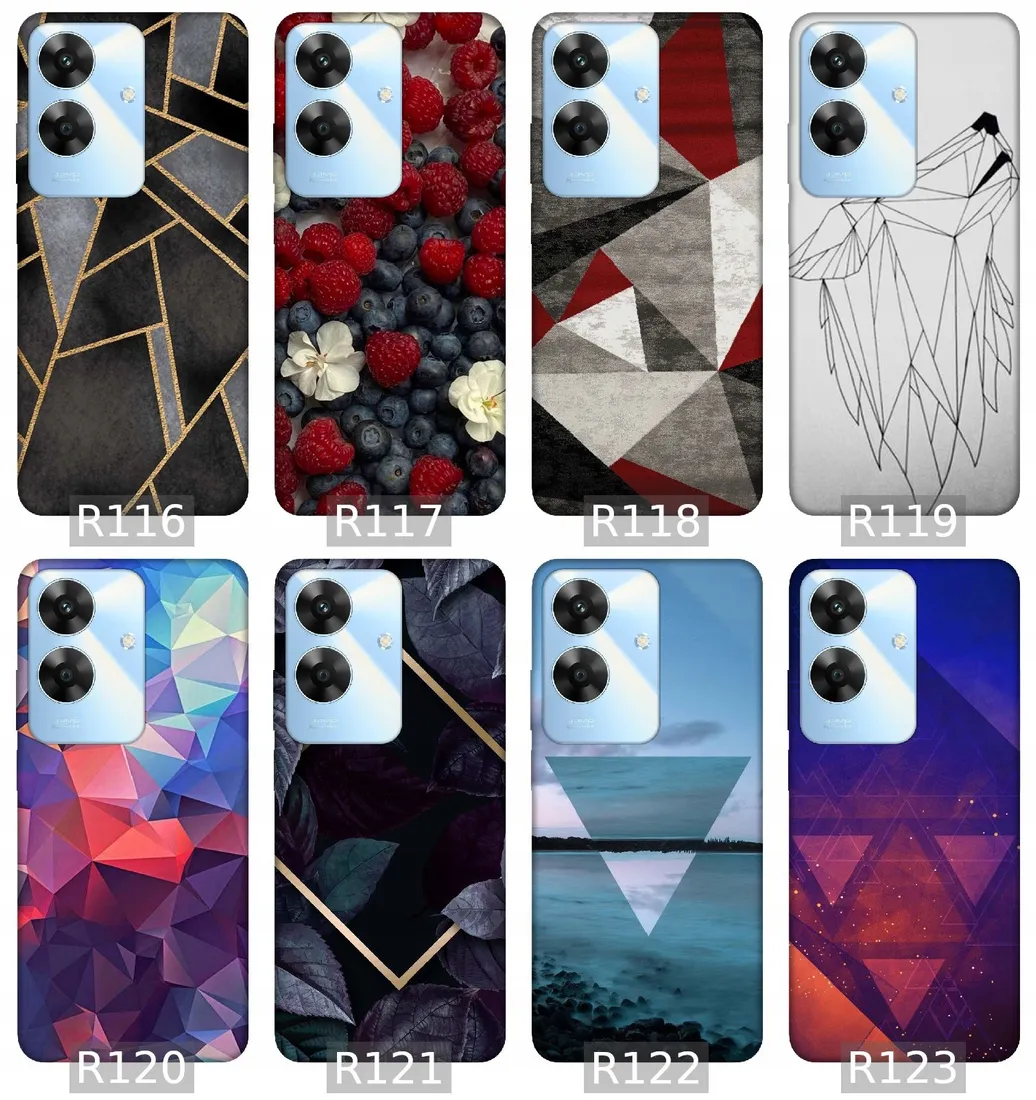 etui-na-realme-note-60-wzory-geometryczne