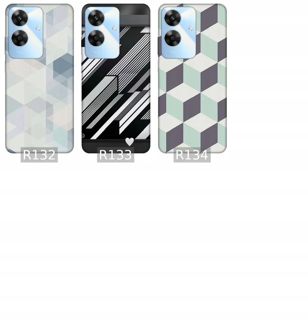etui-na-realme-note-60-wzory-geometryczne