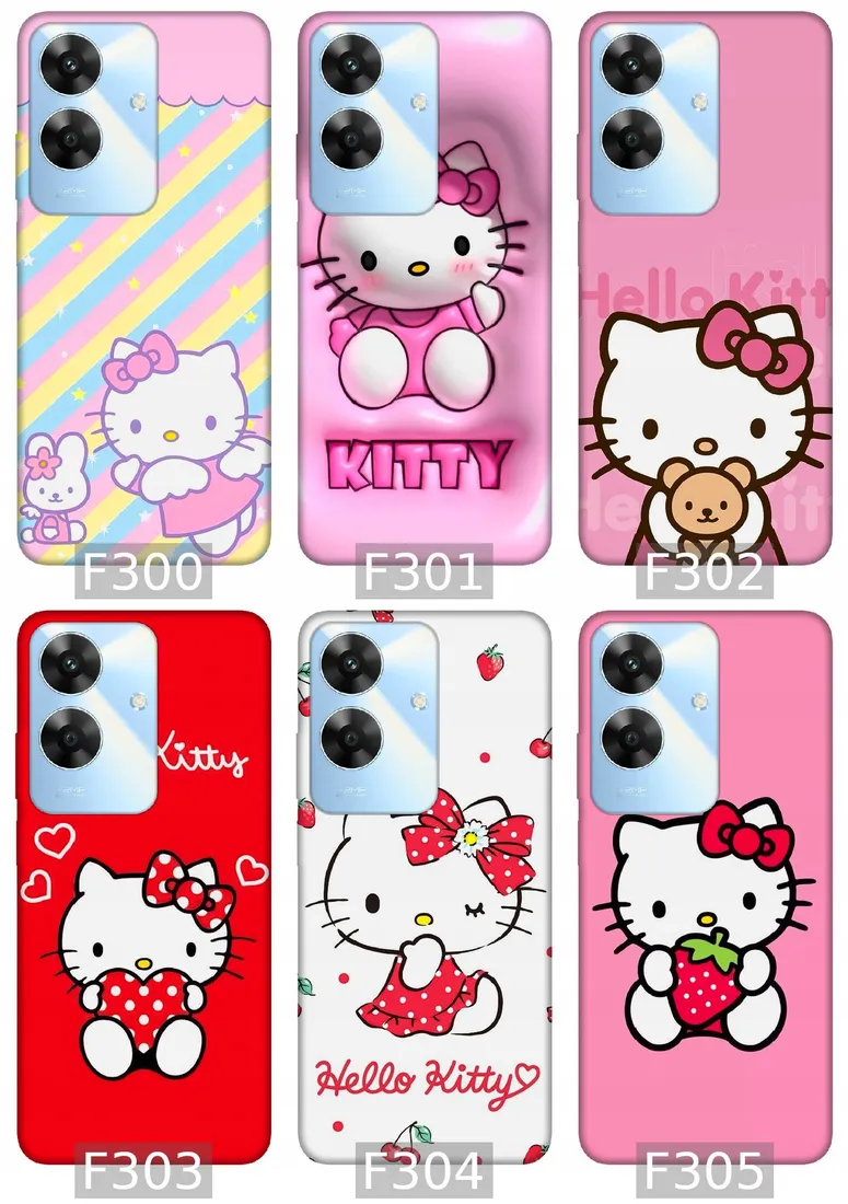 etui-na-realme-note-60-wzory-hello-kitty