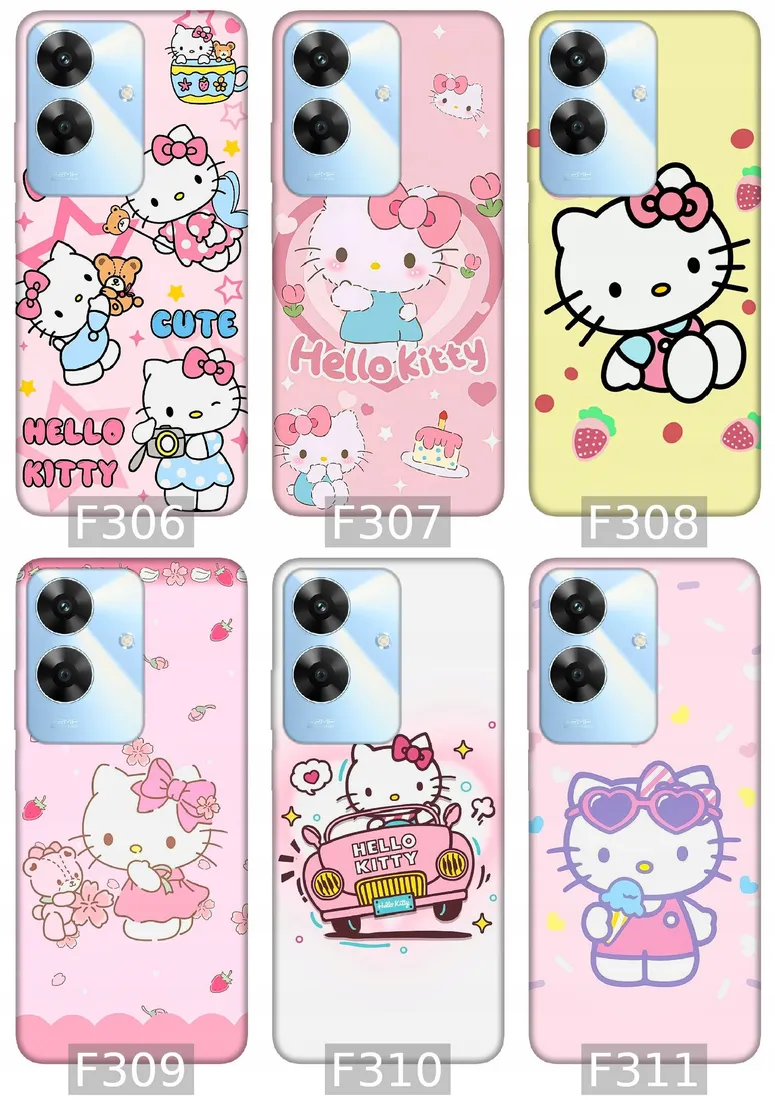 etui-na-realme-note-60-wzory-hello-kitty
