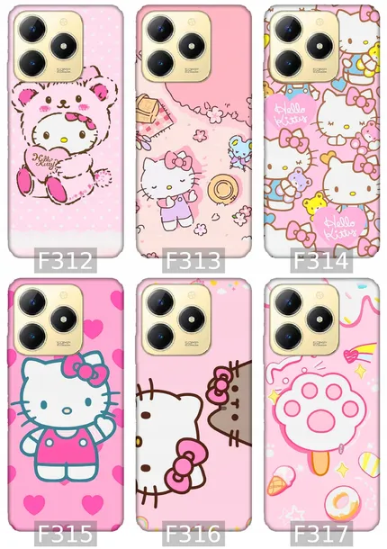 etui-na-realme-c61-wzory-hello-kitty-material-tworzywo-sztuczne