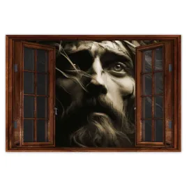 naklejki-90x60-jezus-w-koronie-cierniowej