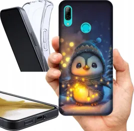 etui-na-huawei-p-smart-2019-wzory-zimowe-zwierzeta