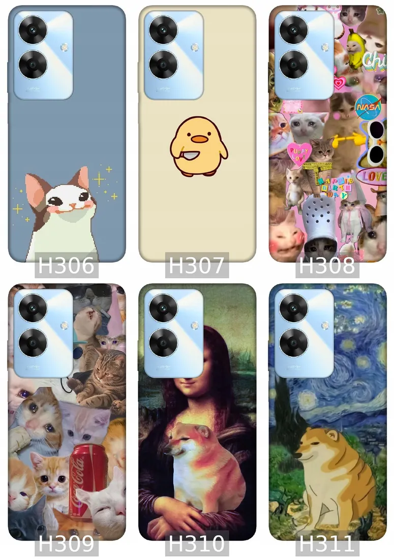 etui-na-realme-note-60-wzory-memy