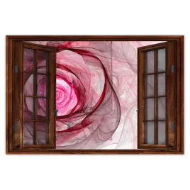 naklejki-60x40-rozowa-roza-fraktalna