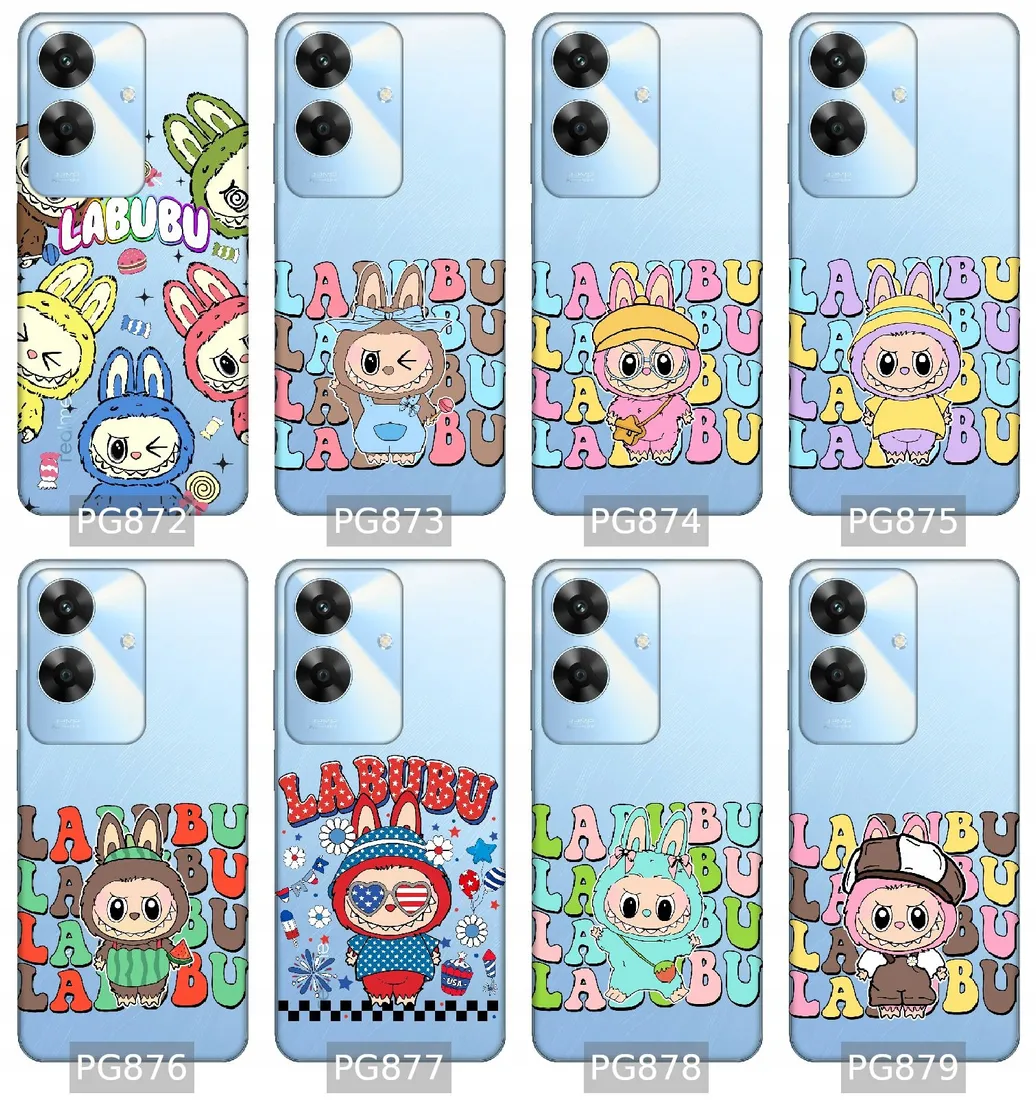 etui-na-realme-note-60-wzory-labubu