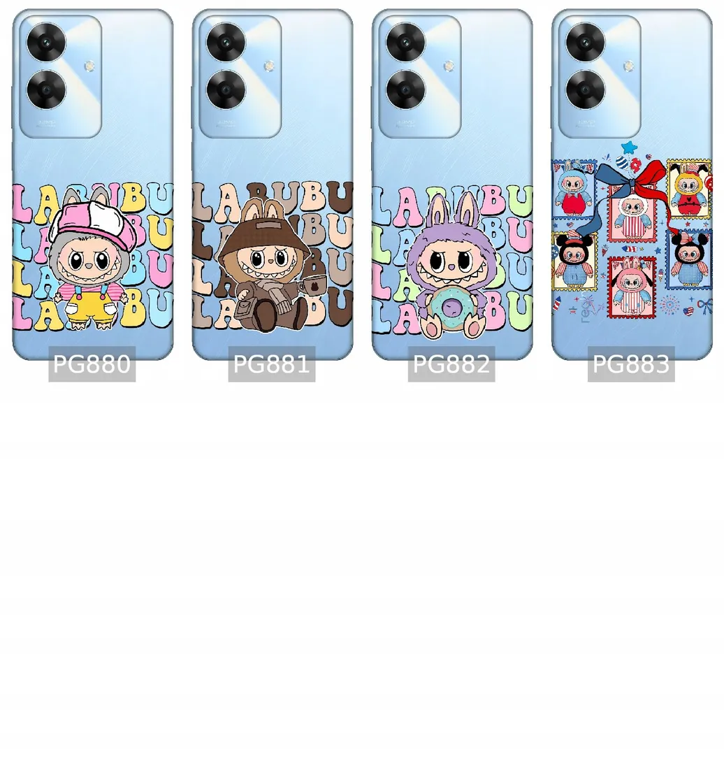 etui-na-realme-note-60-wzory-labubu
