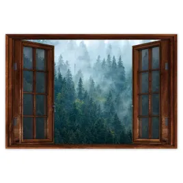 naklejki-90x60-las-we-mgle-podrozowanie