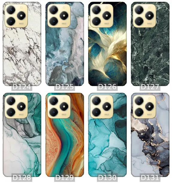 etui-na-realme-c61-wzory-marble-funkcje-pochlanianie-wstrzasow