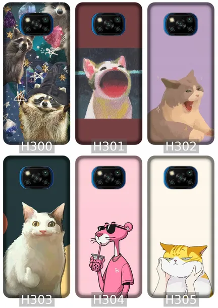 etui-na-poco-poco-x3-pro-wzory-memy-kolor-wielokolorowy