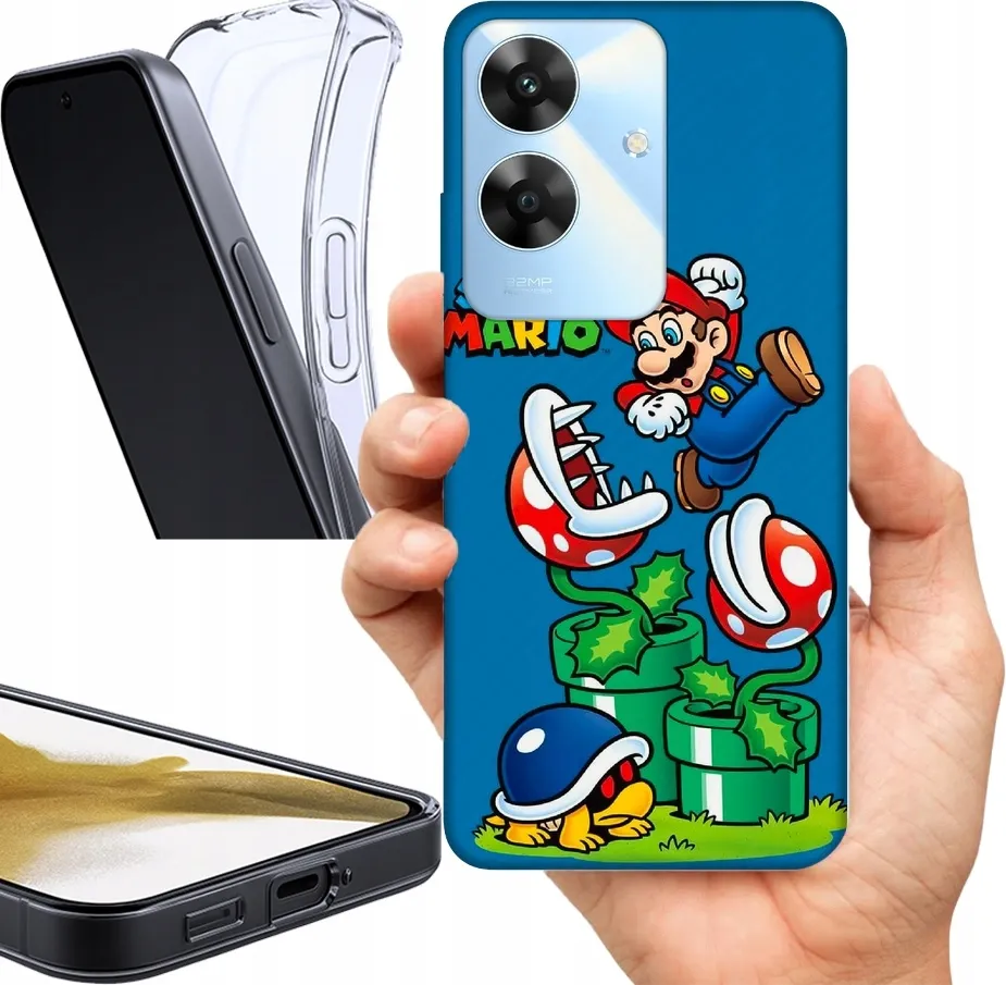 etui-na-realme-note-60-wzory-mario