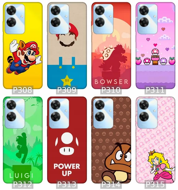 etui-na-realme-note-60-wzory-mario-typ-plecki