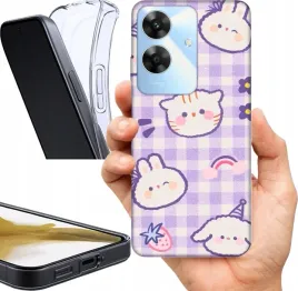 etui-na-realme-note-60-wzory-slodkie-misie-kawaii