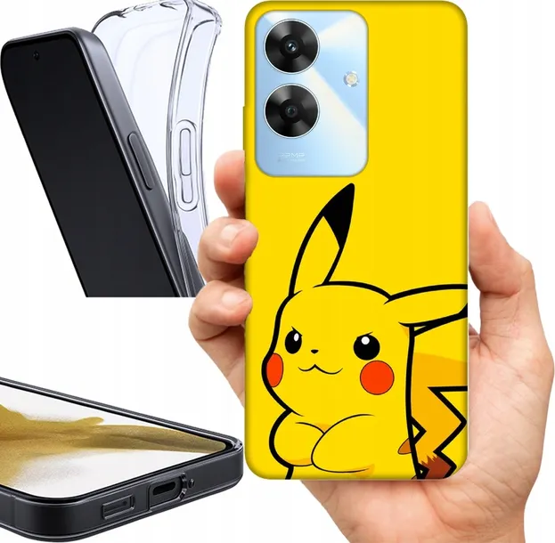 etui-na-realme-note-60-wzory-pikachu