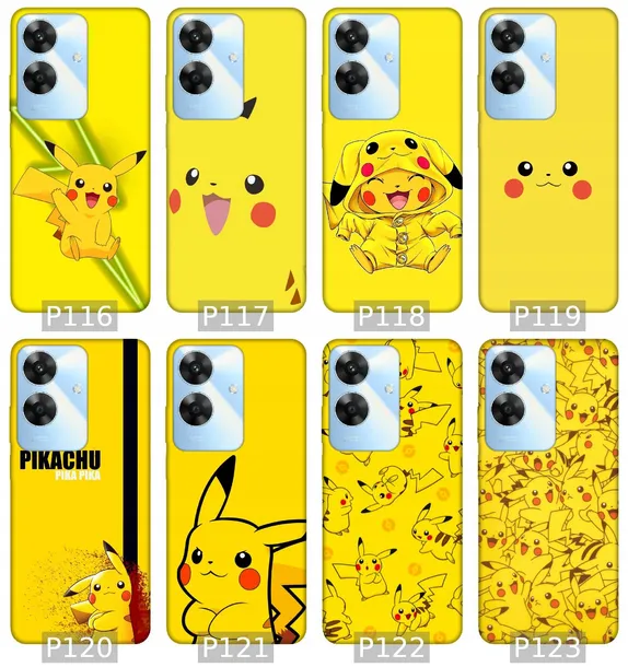 etui-na-realme-note-60-wzory-pikachu-material-tworzywo-sztuczne