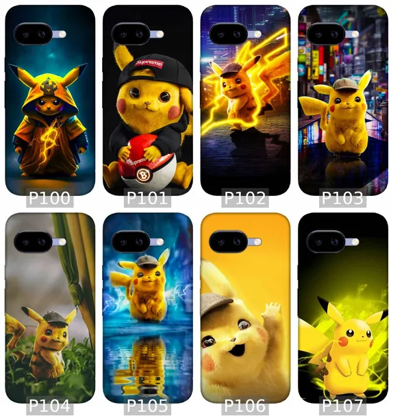 etui-na-google-pixel-9a-wzory-pikachu-kolor-wielokolorowy