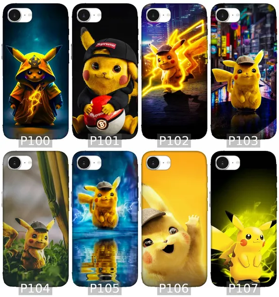 etui-na-apple-iphone-16e-wzory-pikachu-kolor-wielokolorowy