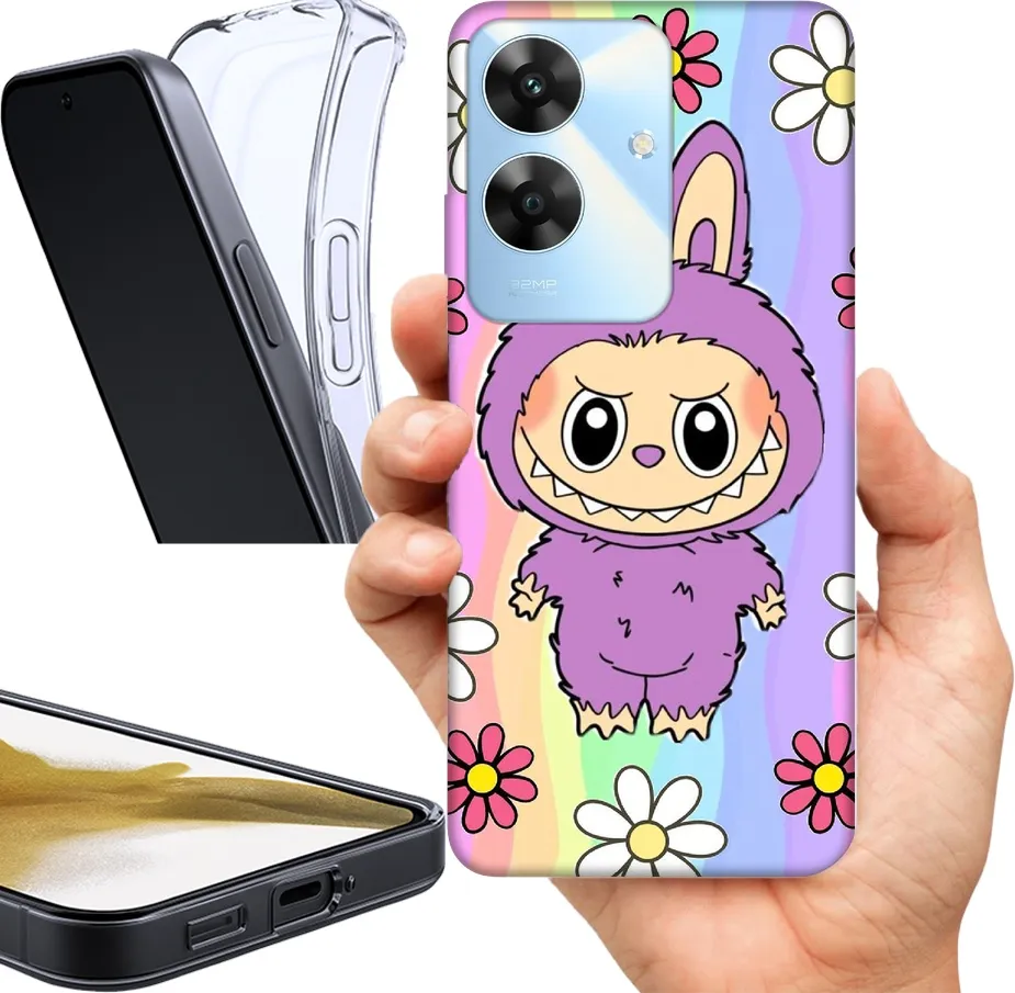 etui-na-realme-note-60-wzory-labubu