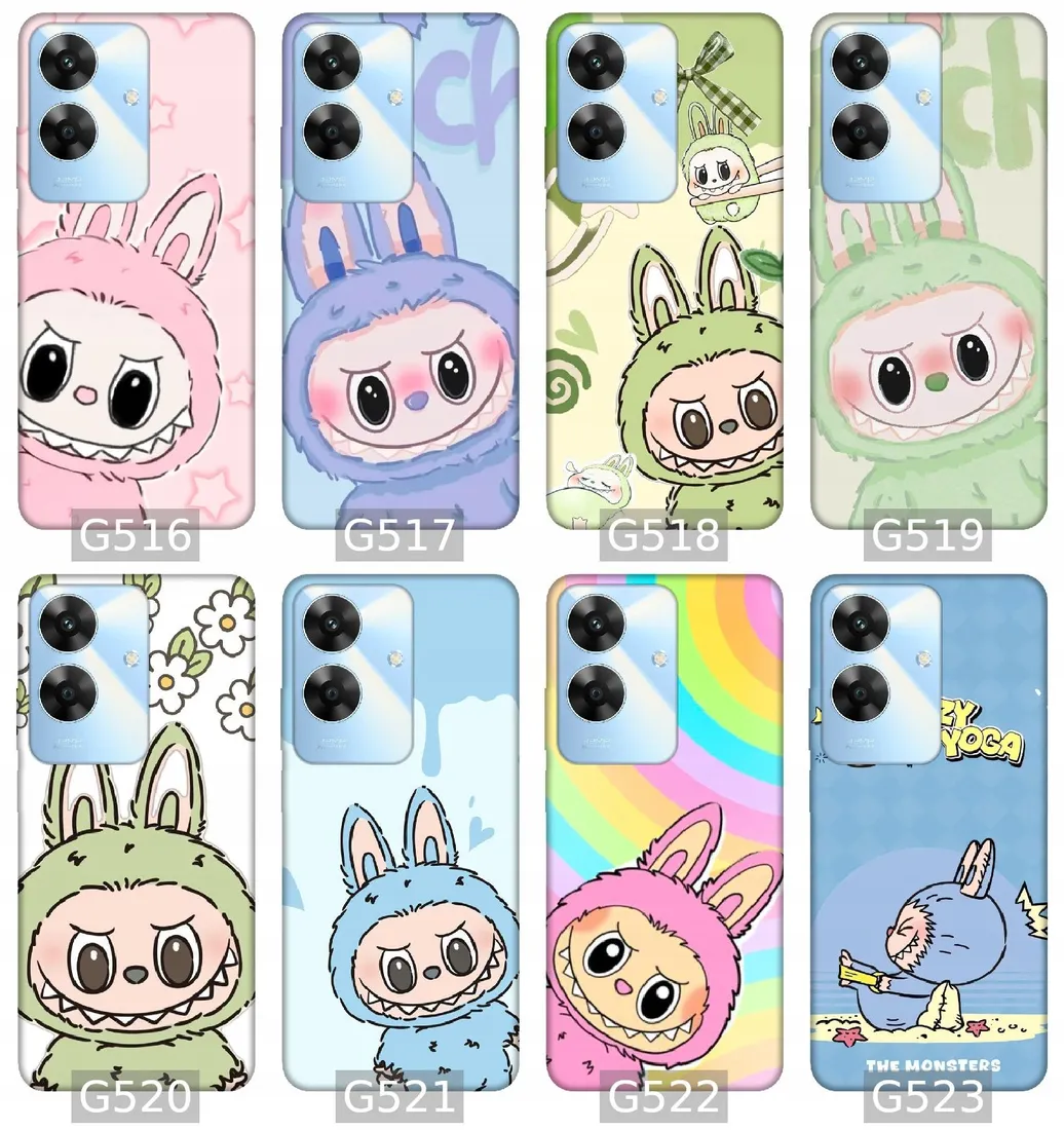 etui-na-realme-note-60-wzory-labubu