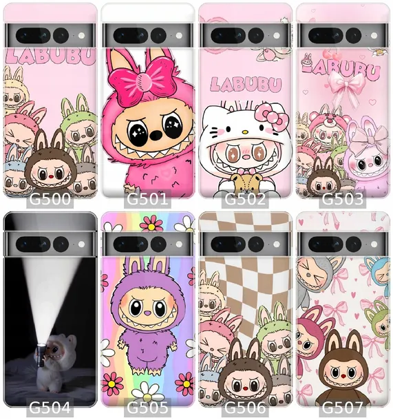 etui-na-google-pixel-7-pro-wzory-labubu-kolor-wielokolorowy