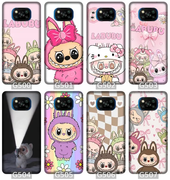 etui-na-poco-poco-x3-pro-wzory-labubu-kolor-wielokolorowy