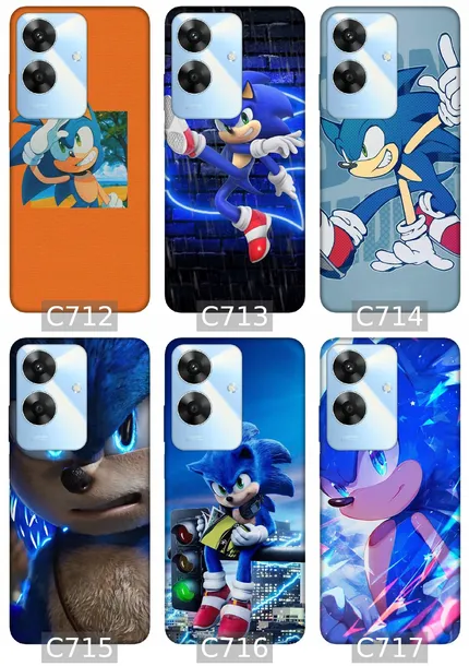 etui-na-realme-note-60-wzory-sonic-material-tworzywo-sztuczne