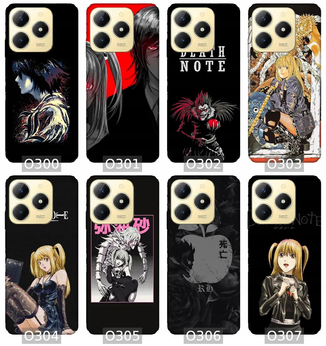 etui-na-realme-c61-wzory-death-note
