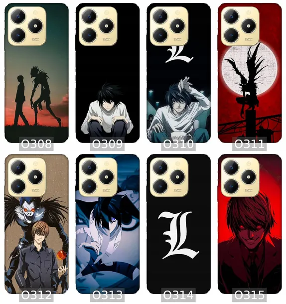 etui-na-realme-c61-wzory-death-note-typ-plecki