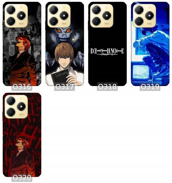 etui-na-realme-c61-wzory-death-note-material-tworzywo-sztuczne